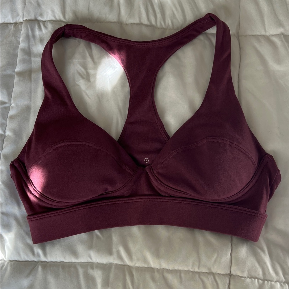 Paragon Fitwear Burgundy Racerback Sports Bra